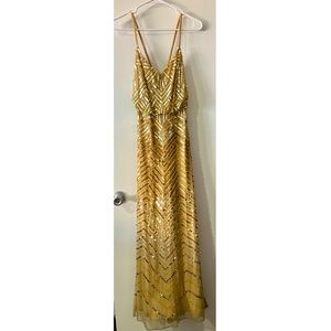 Gold Sequin Dress